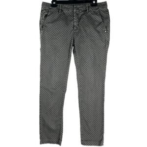 Alessandro Dell'Acqua Brown Geometric AOP Pants Sz 34 34x29 Mad In Italy